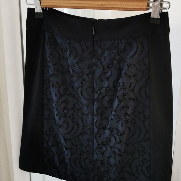 Black and Navy work skirt - Picture 3 of 3